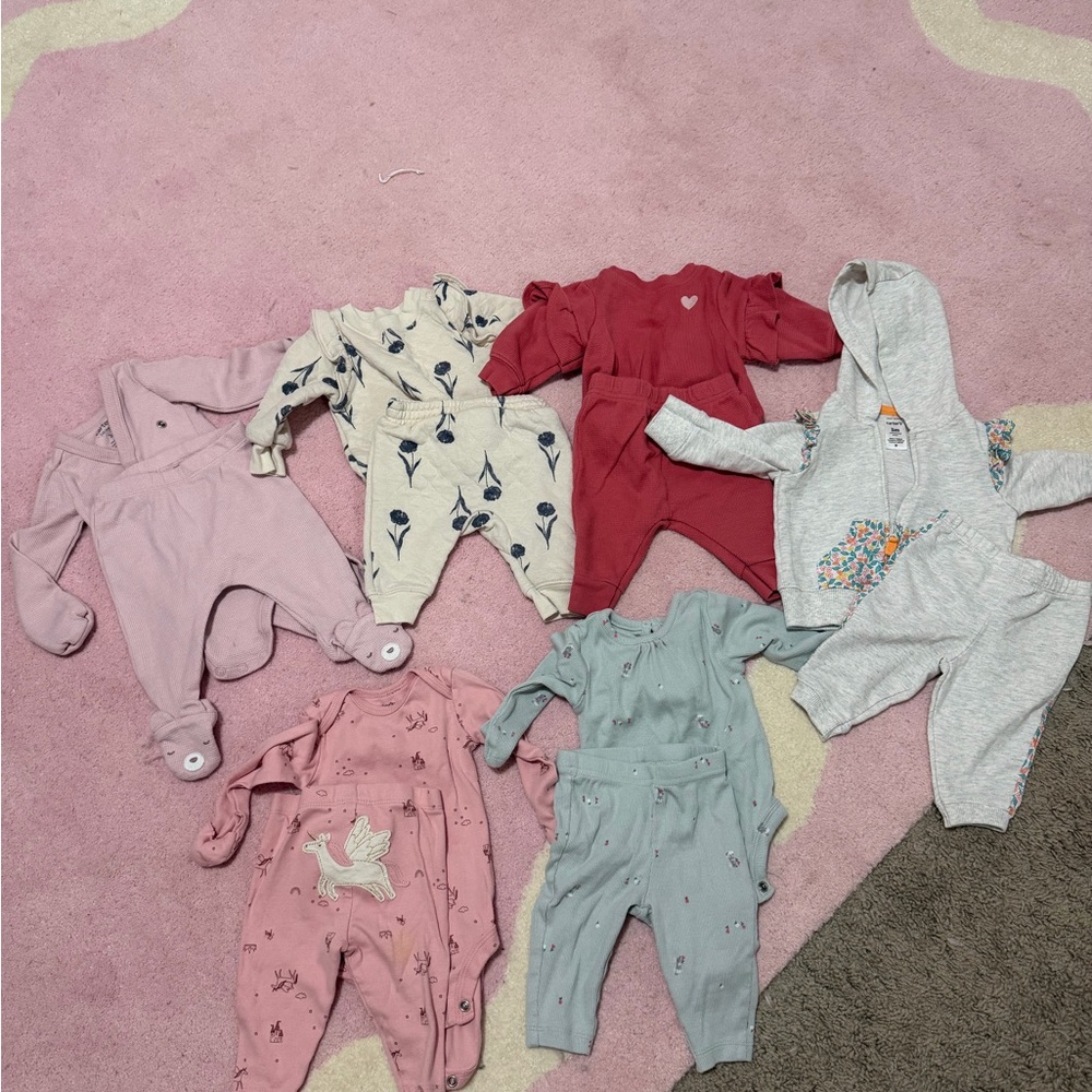 Carters babygirl winter Sets